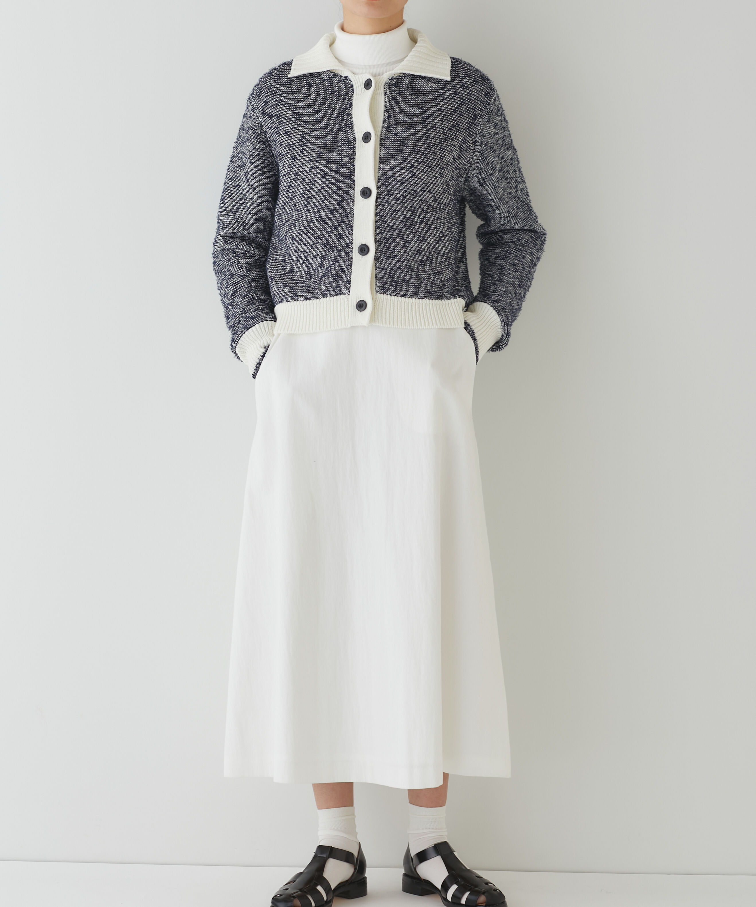  「◆ウエスト折り返しフレアスカート」|スカート|