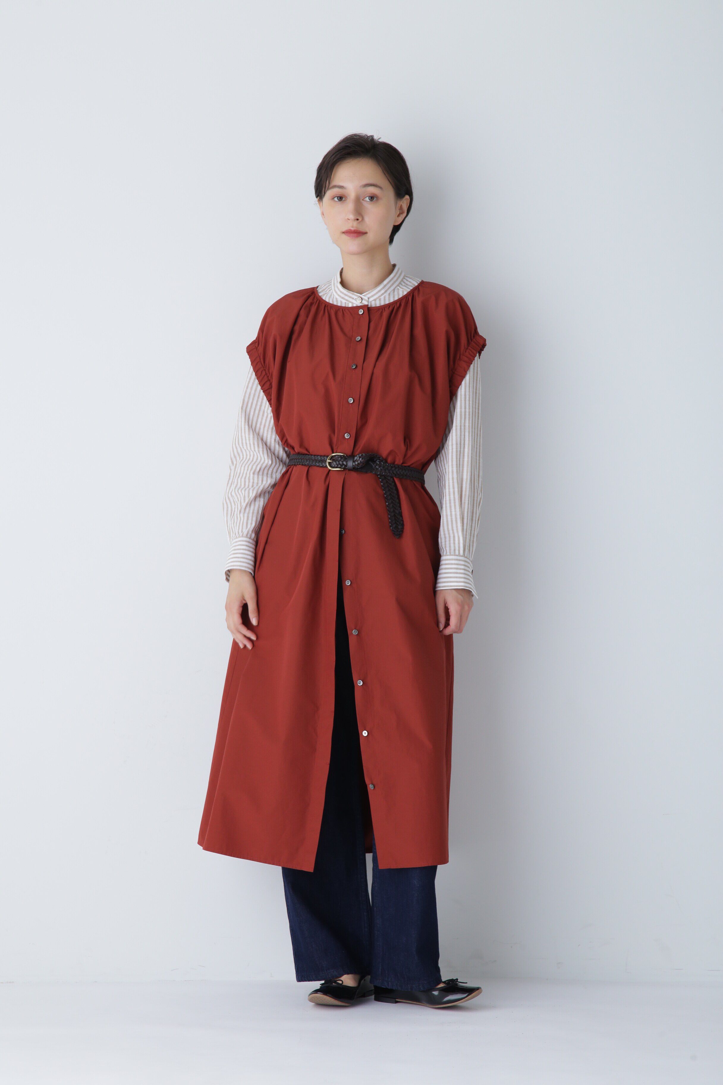  「◆ギャザーワンピース」|ワンピース|