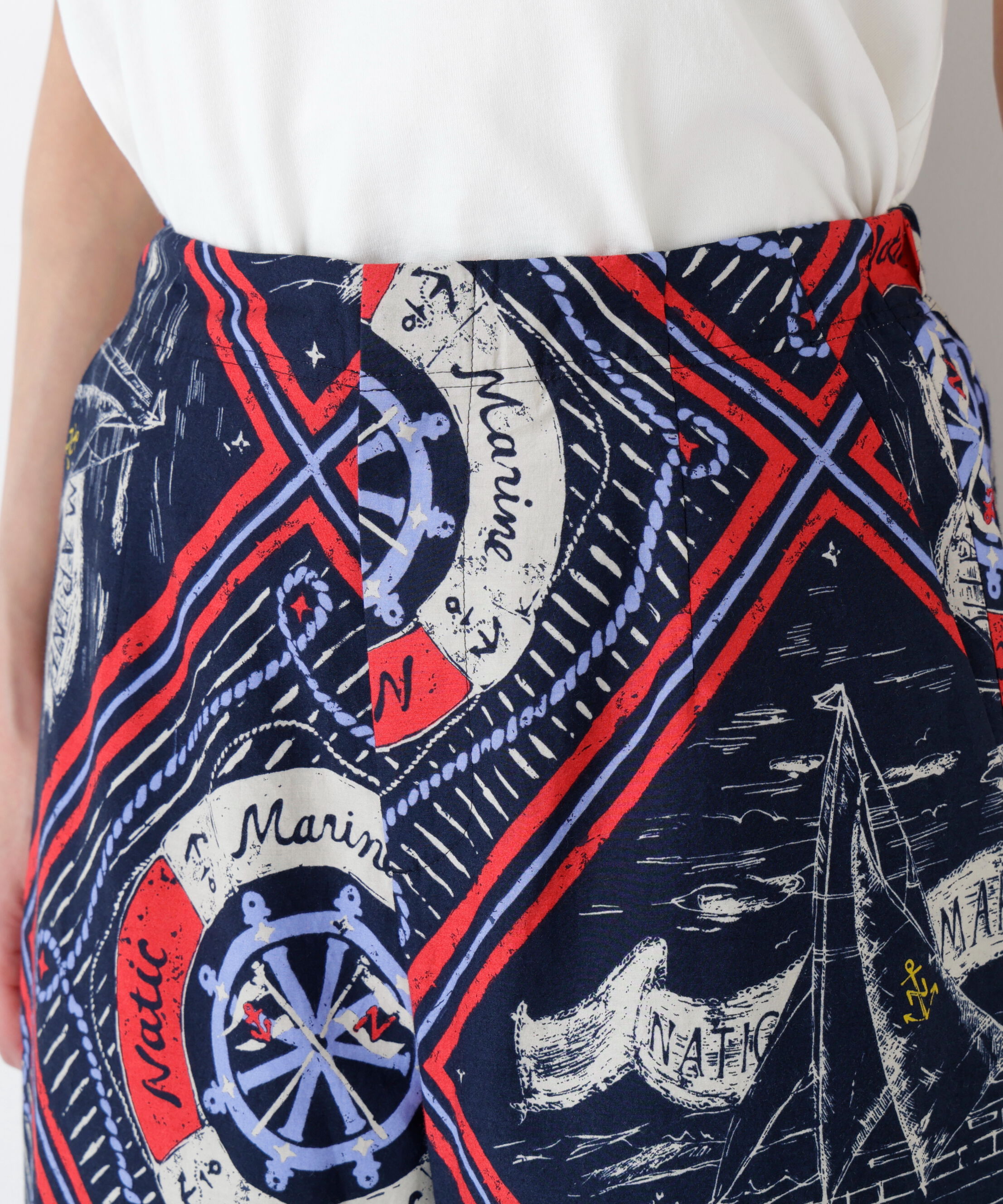  「≪ＮＡＴＩＣコラボ≫セミワイドプリントパンツ」|その他|