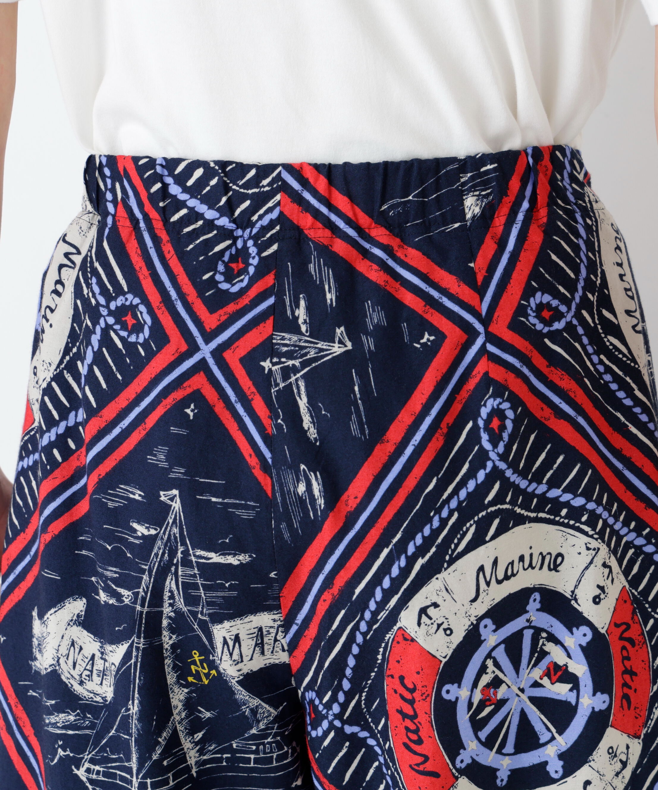  「≪ＮＡＴＩＣコラボ≫セミワイドプリントパンツ」|その他|