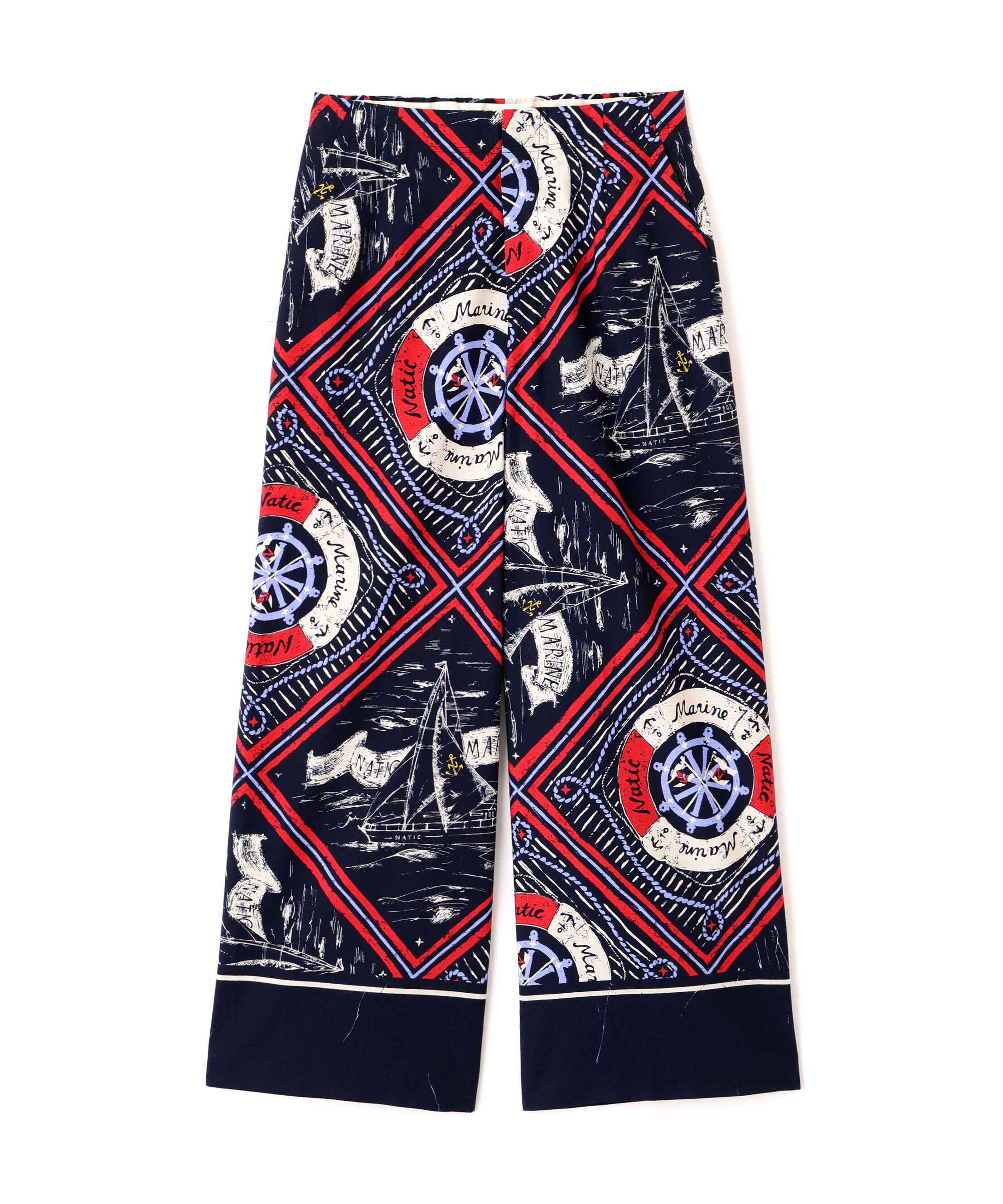  「≪ＮＡＴＩＣコラボ≫セミワイドプリントパンツ」|その他|