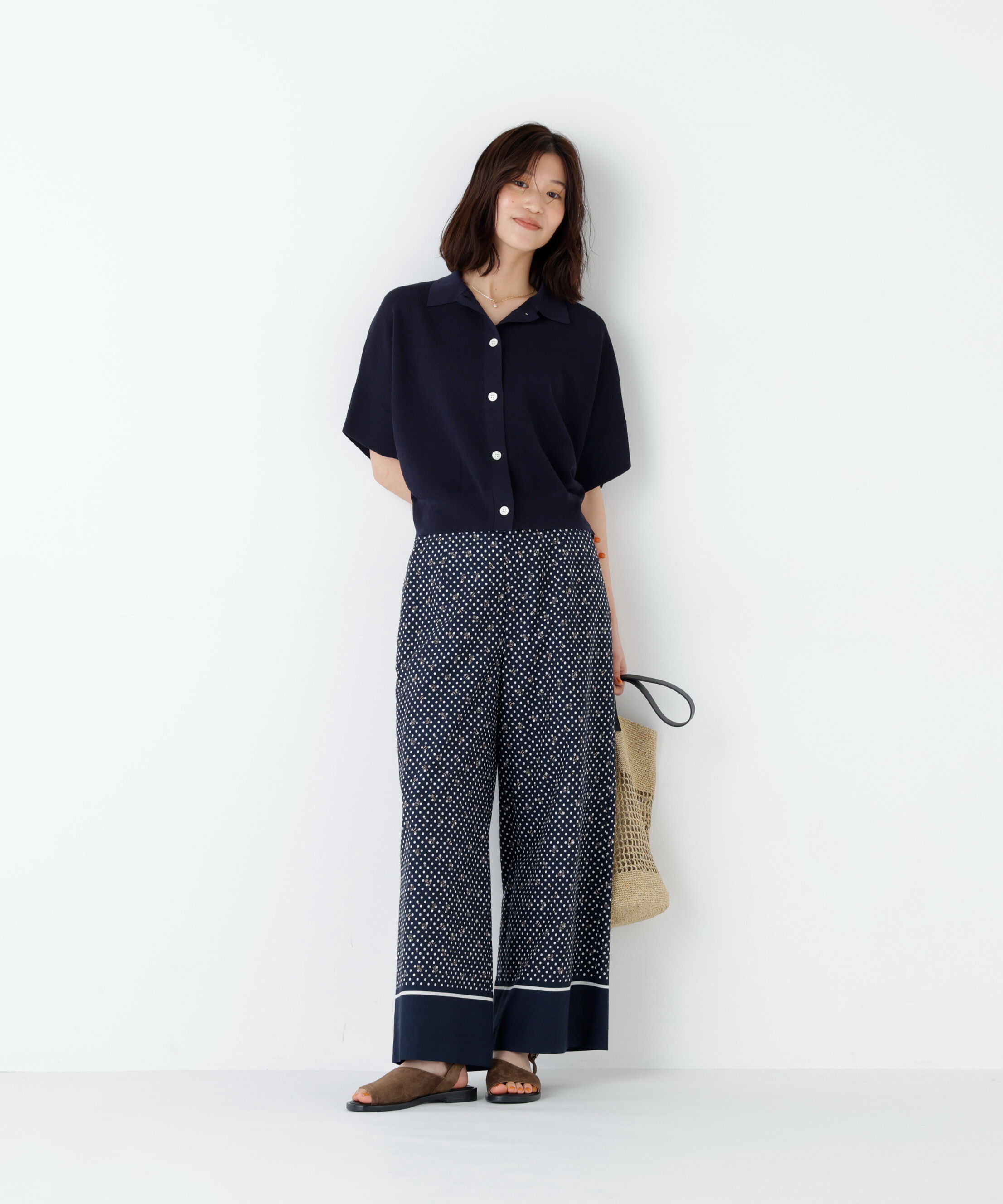  「≪ＮＡＴＩＣコラボ≫セミワイドプリントパンツ」|その他|