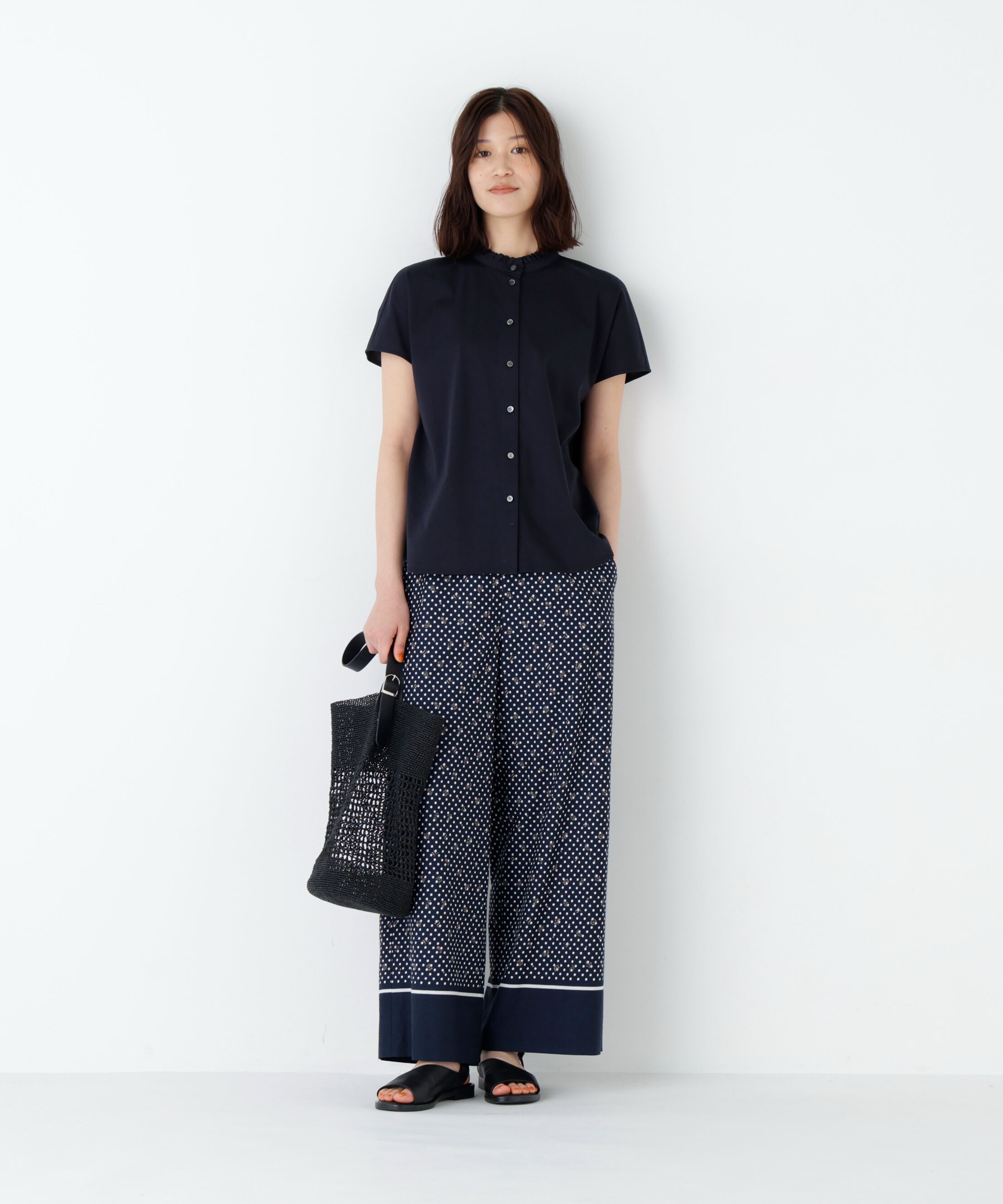  「≪ＮＡＴＩＣコラボ≫セミワイドプリントパンツ」|その他|