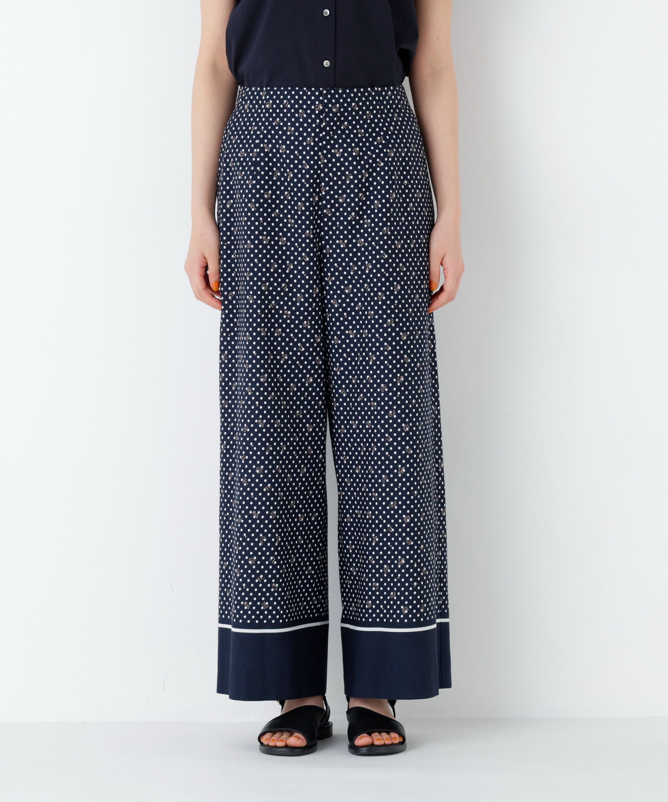  「≪ＮＡＴＩＣコラボ≫セミワイドプリントパンツ」|その他|