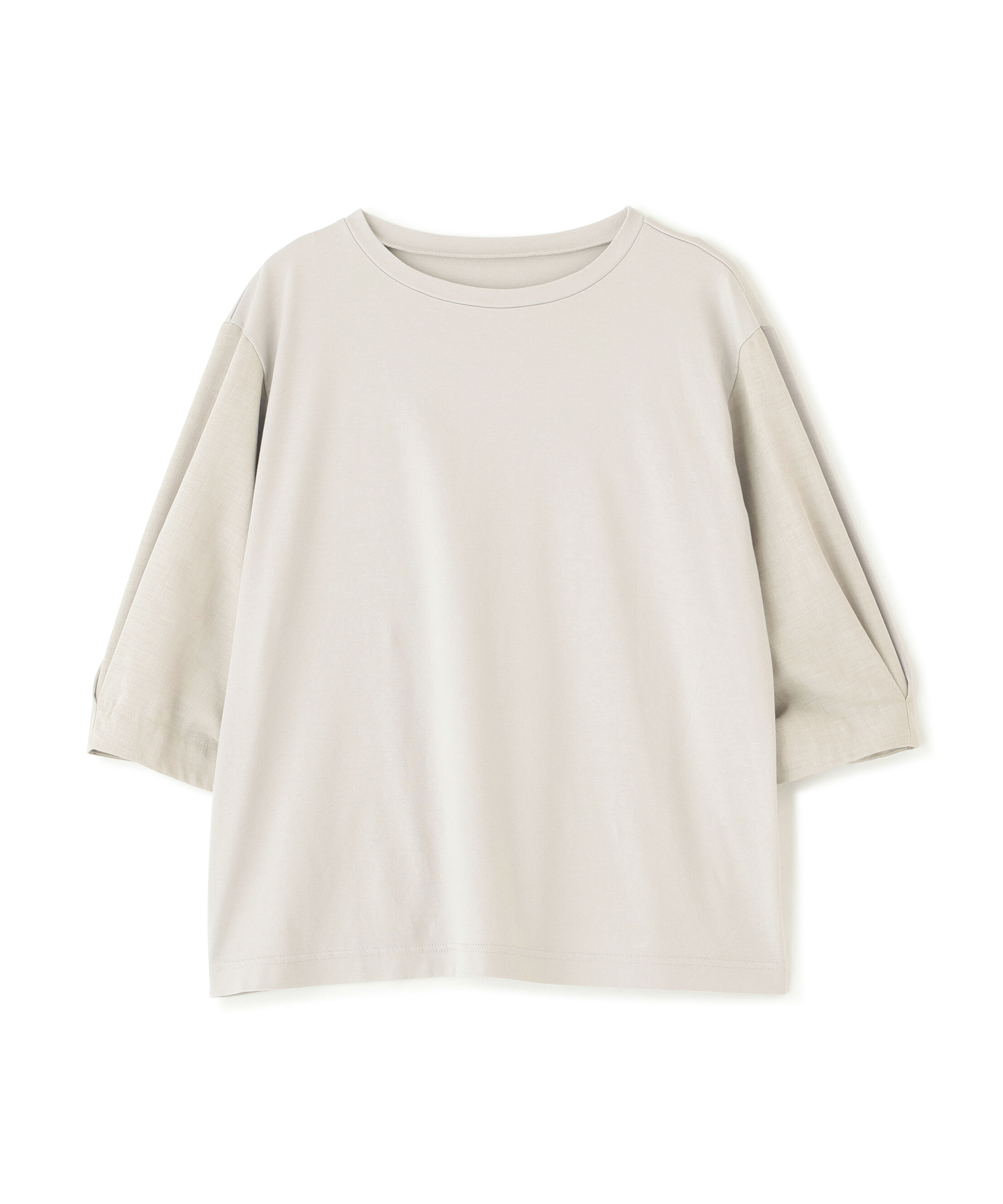  「布帛コンビカットソー」|Tシャツ・カットソー|