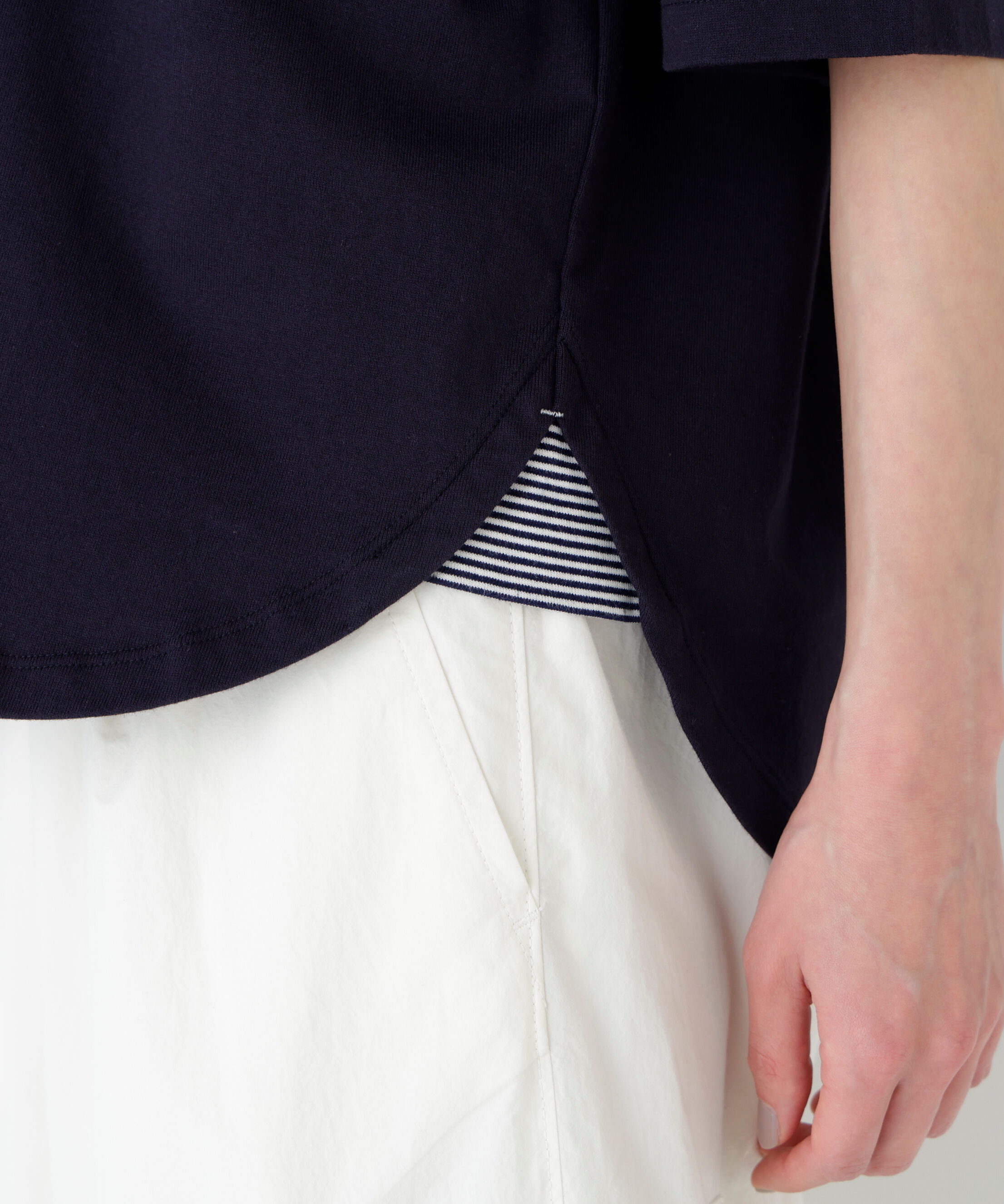  「≪ＮＡＴＩＣコラボ≫セーラーカットソープルオーバー」|Tシャツ・カットソー|