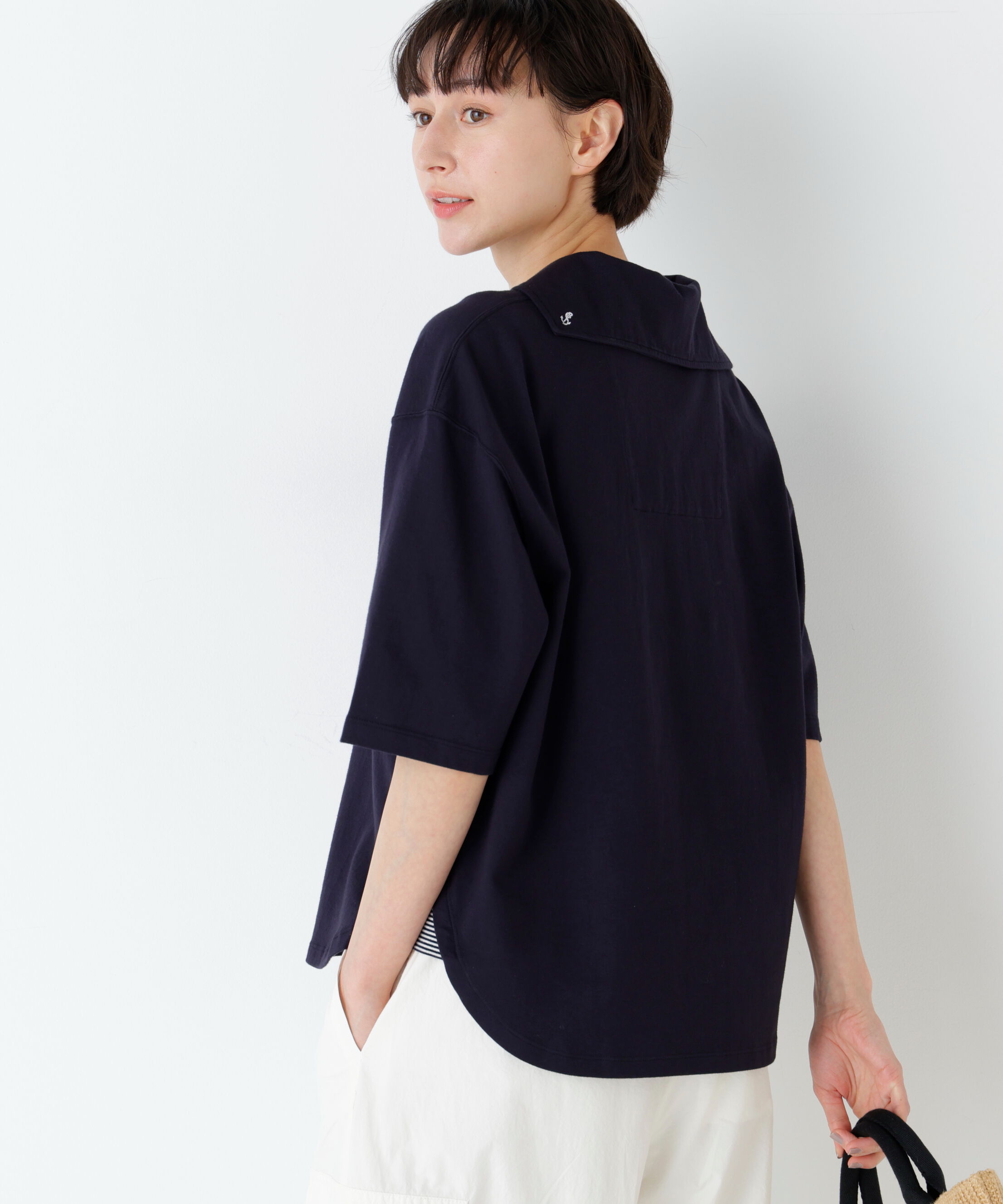  「≪ＮＡＴＩＣコラボ≫セーラーカットソープルオーバー」|Tシャツ・カットソー|