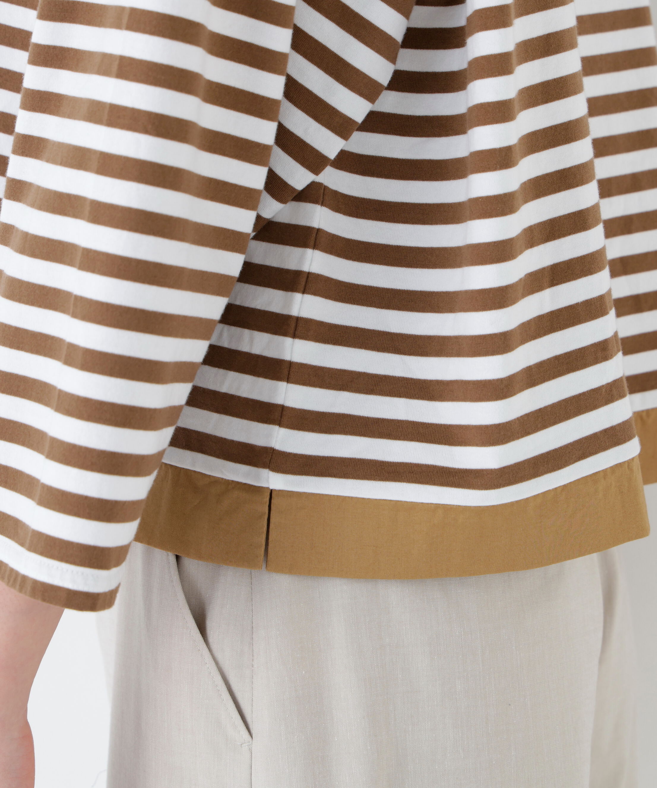  「天竺ボーダーカットソー」|Tシャツ・カットソー|