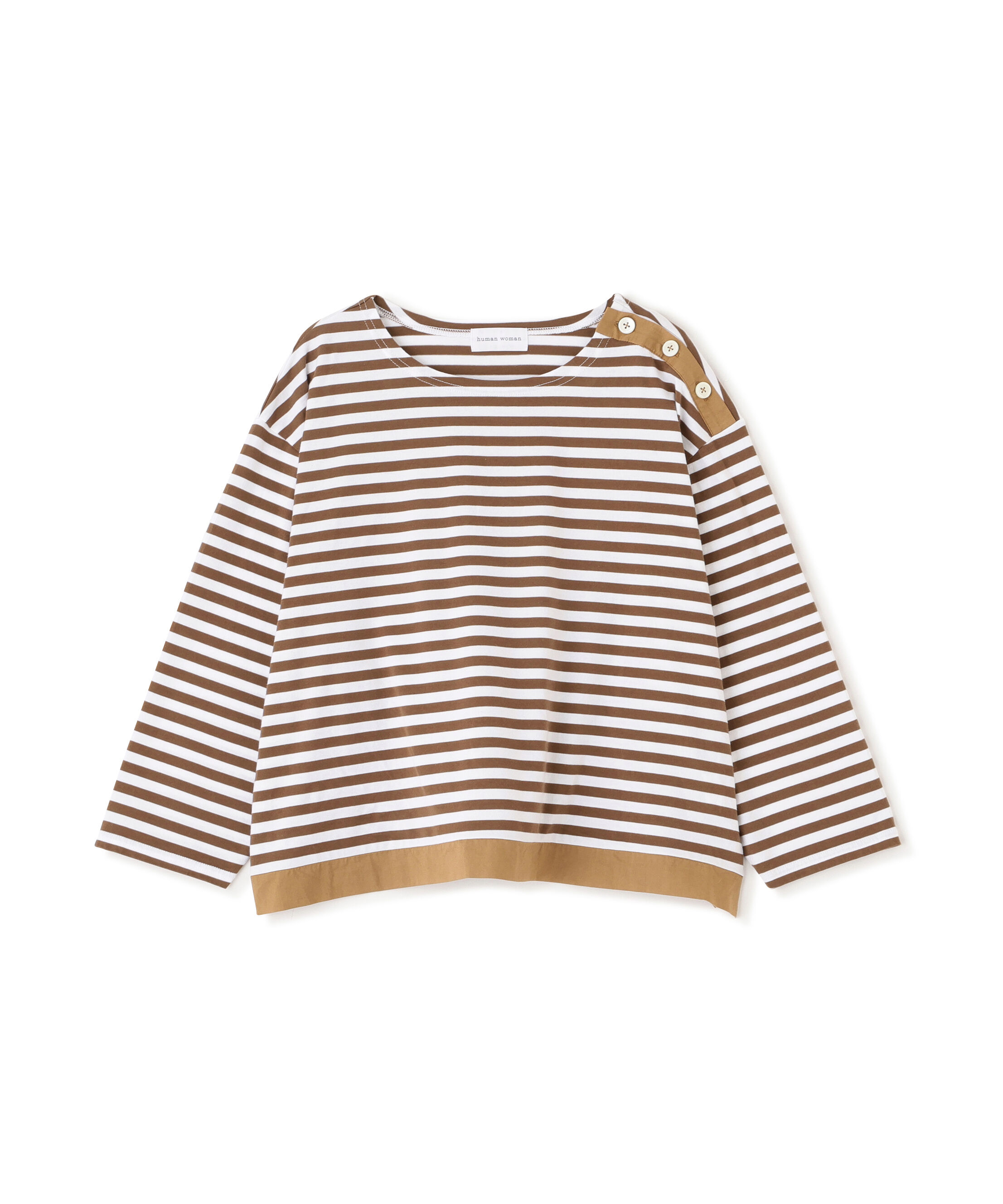  「天竺ボーダーカットソー」|Tシャツ・カットソー|