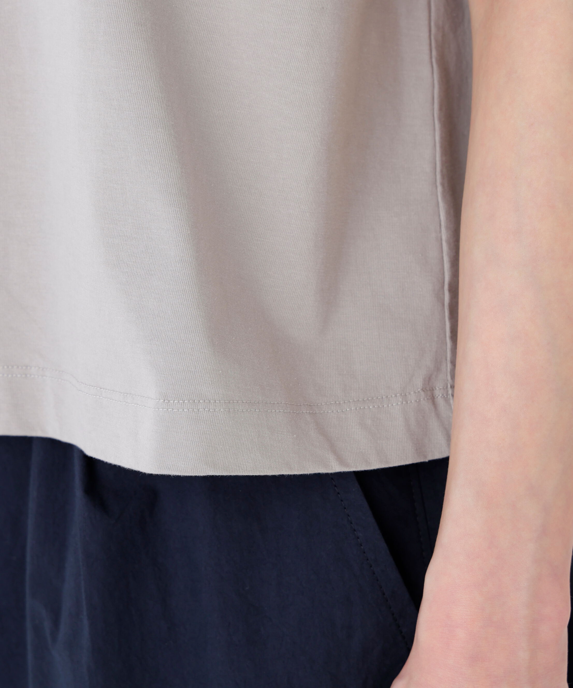  「刺繍ロゴ入り天竺Ｔシャツ」|Tシャツ・カットソー|