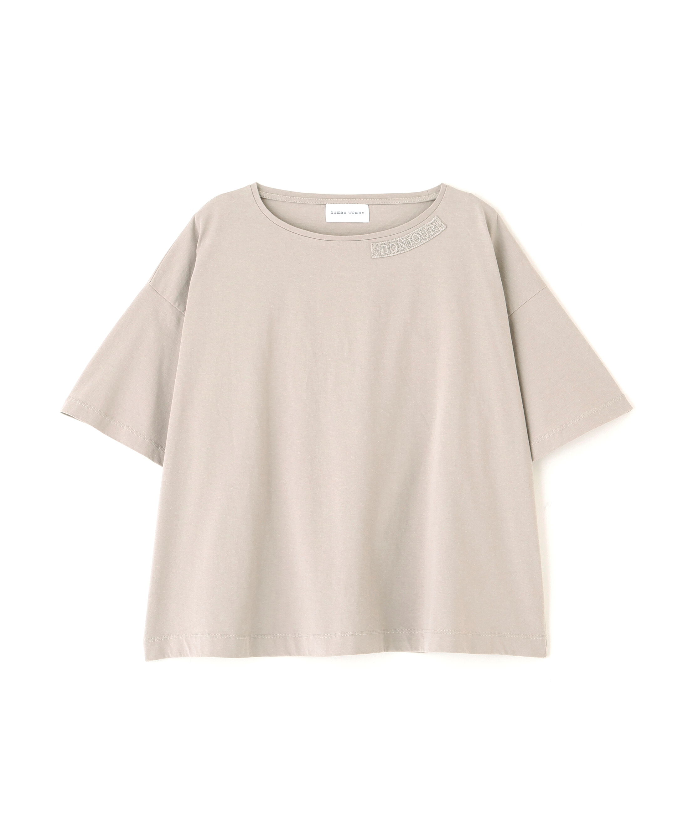  「刺繍ロゴ入り天竺Ｔシャツ」|Tシャツ・カットソー|