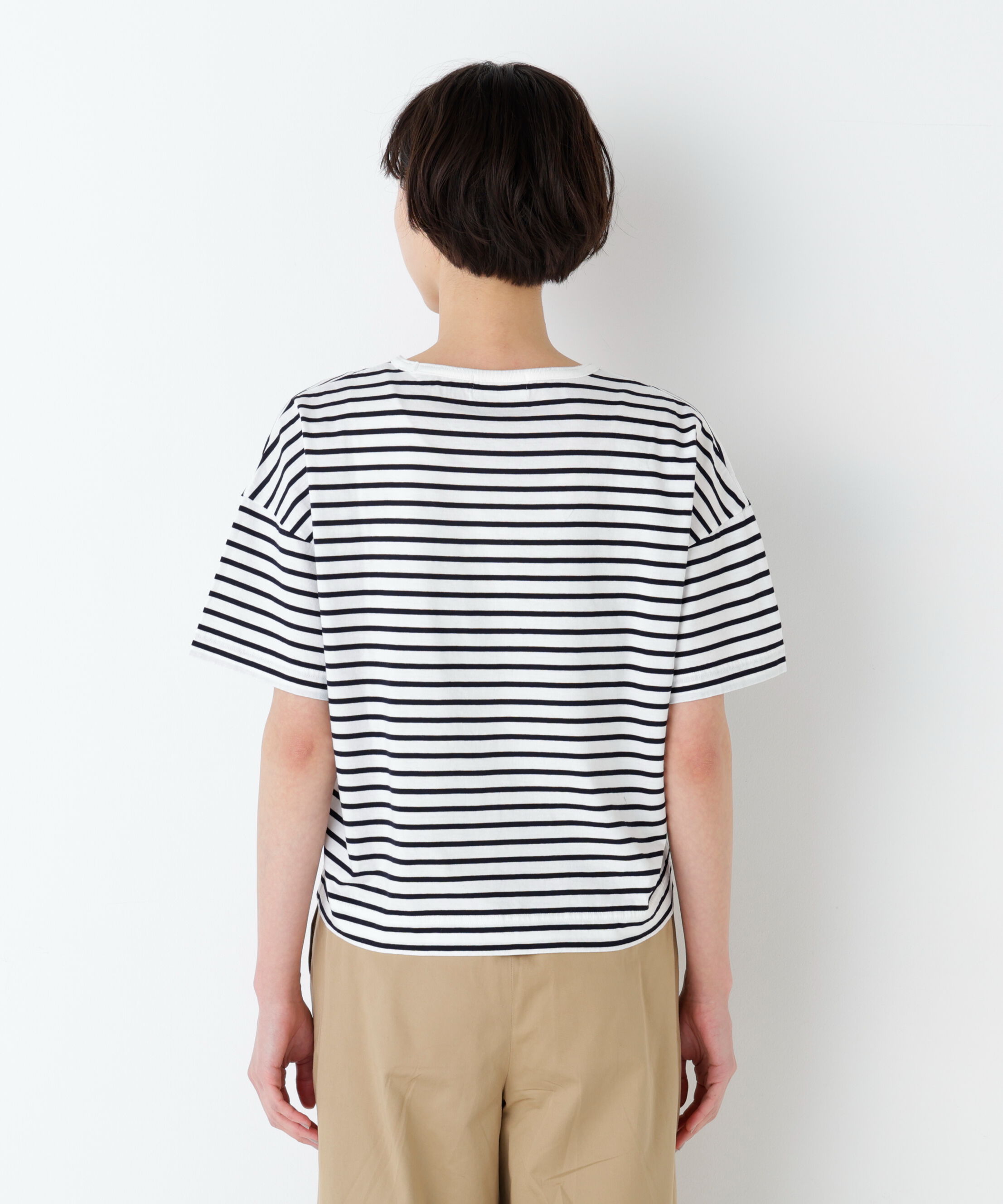  「ａｚｕｒｅｌａ　ｍｅｒ　ボーダーロゴＴシャツ」|Tシャツ・カットソー|