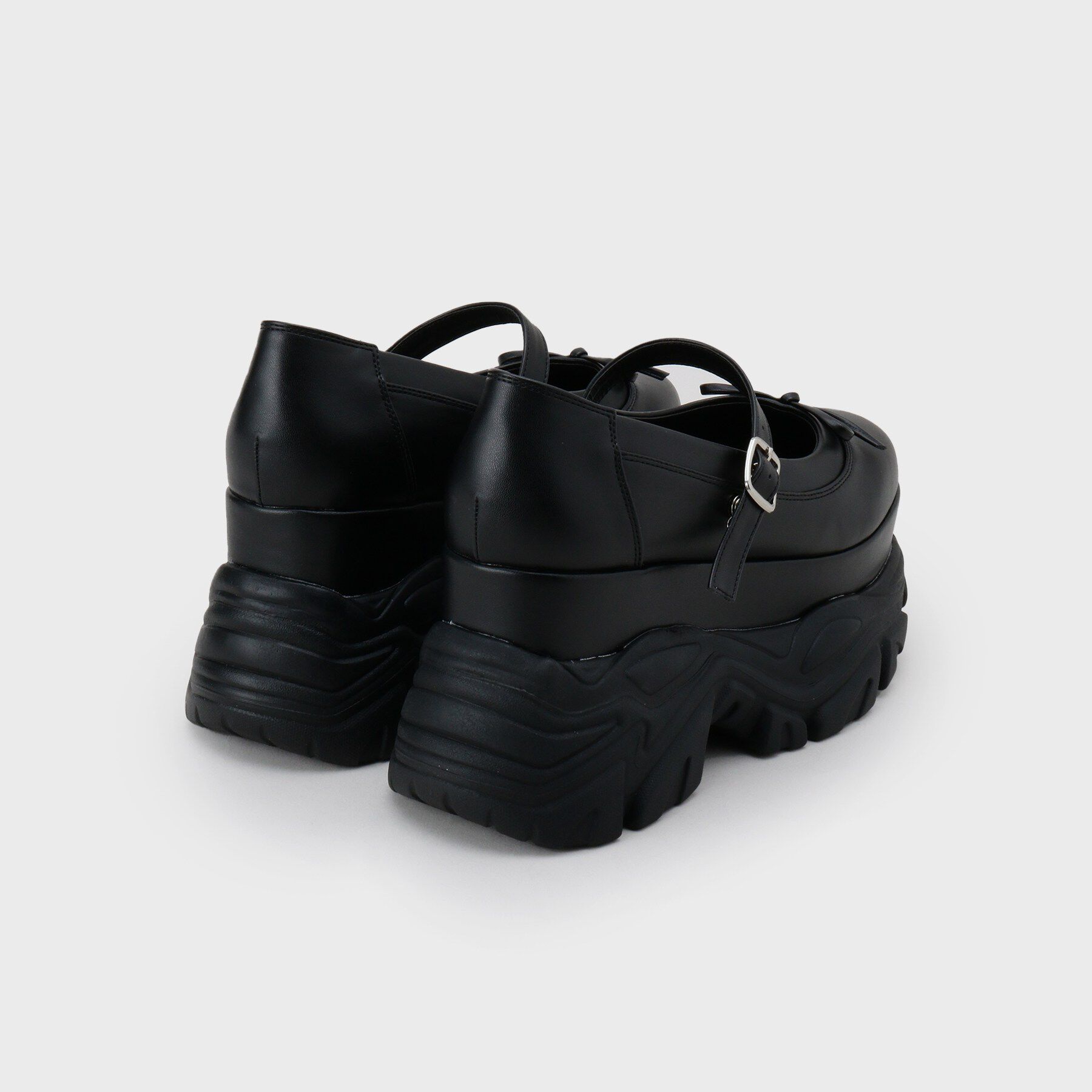 csT&P「厚底ストラップリボンパンプス」|パンプス|