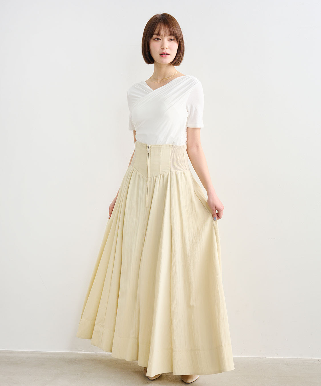 COCO DEAL「タックスリットプルオーバー」|Tシャツ・カットソー|