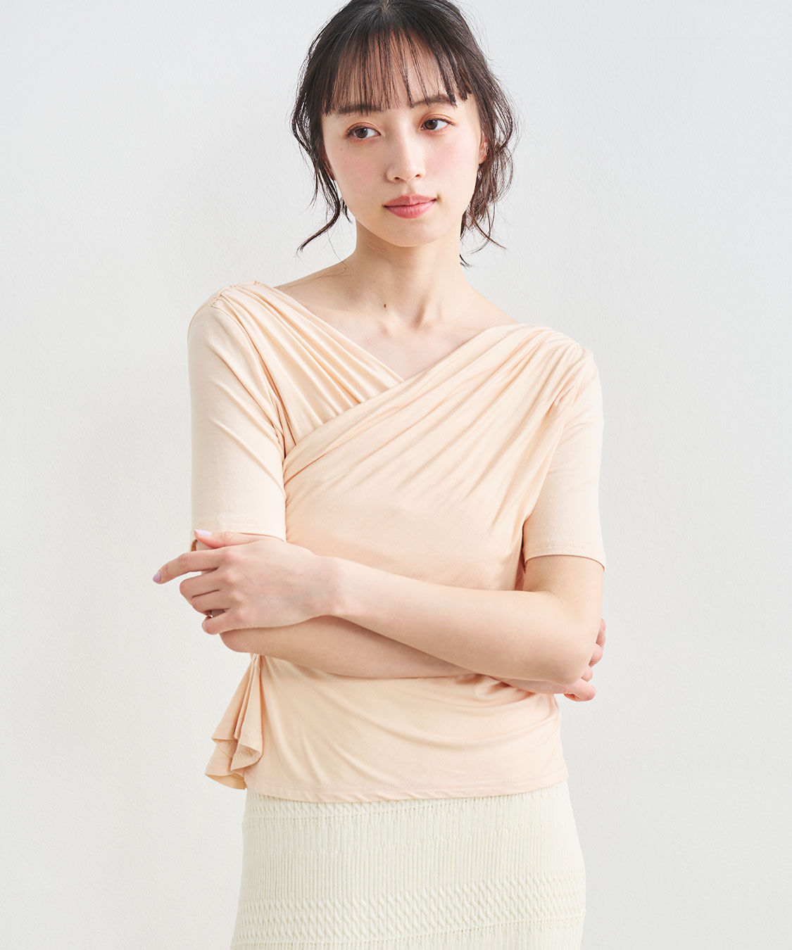 COCO DEAL「タックスリットプルオーバー」|Tシャツ・カットソー|