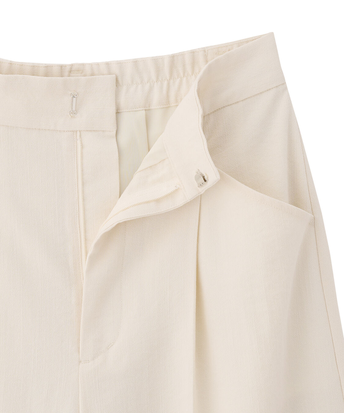 COCO DEAL「リネンライクバックフラップワイドパンツ」|スラックス|