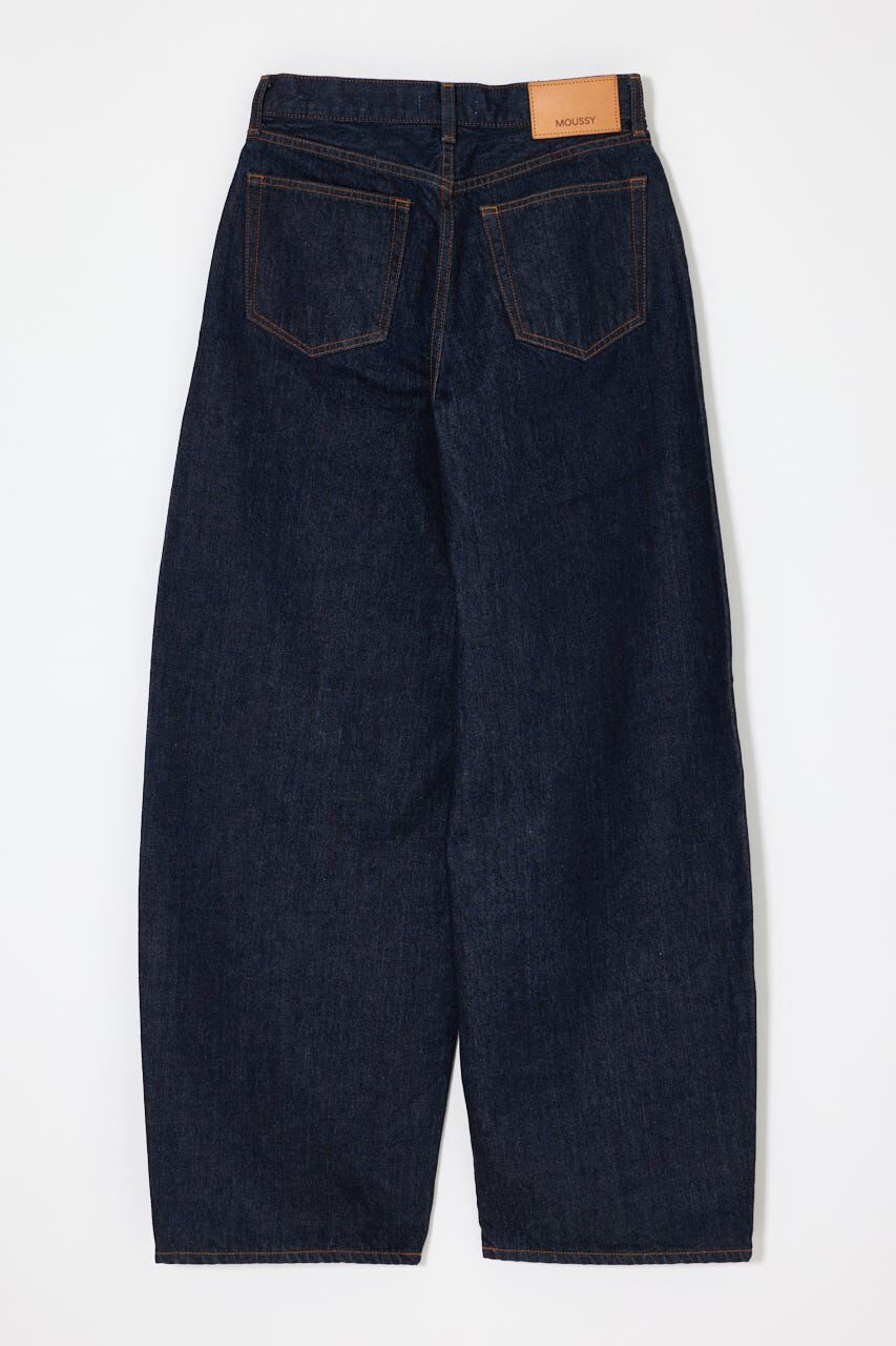 MOUSSY「MIDRISE CURVED WIDE ストレート」|デニム|