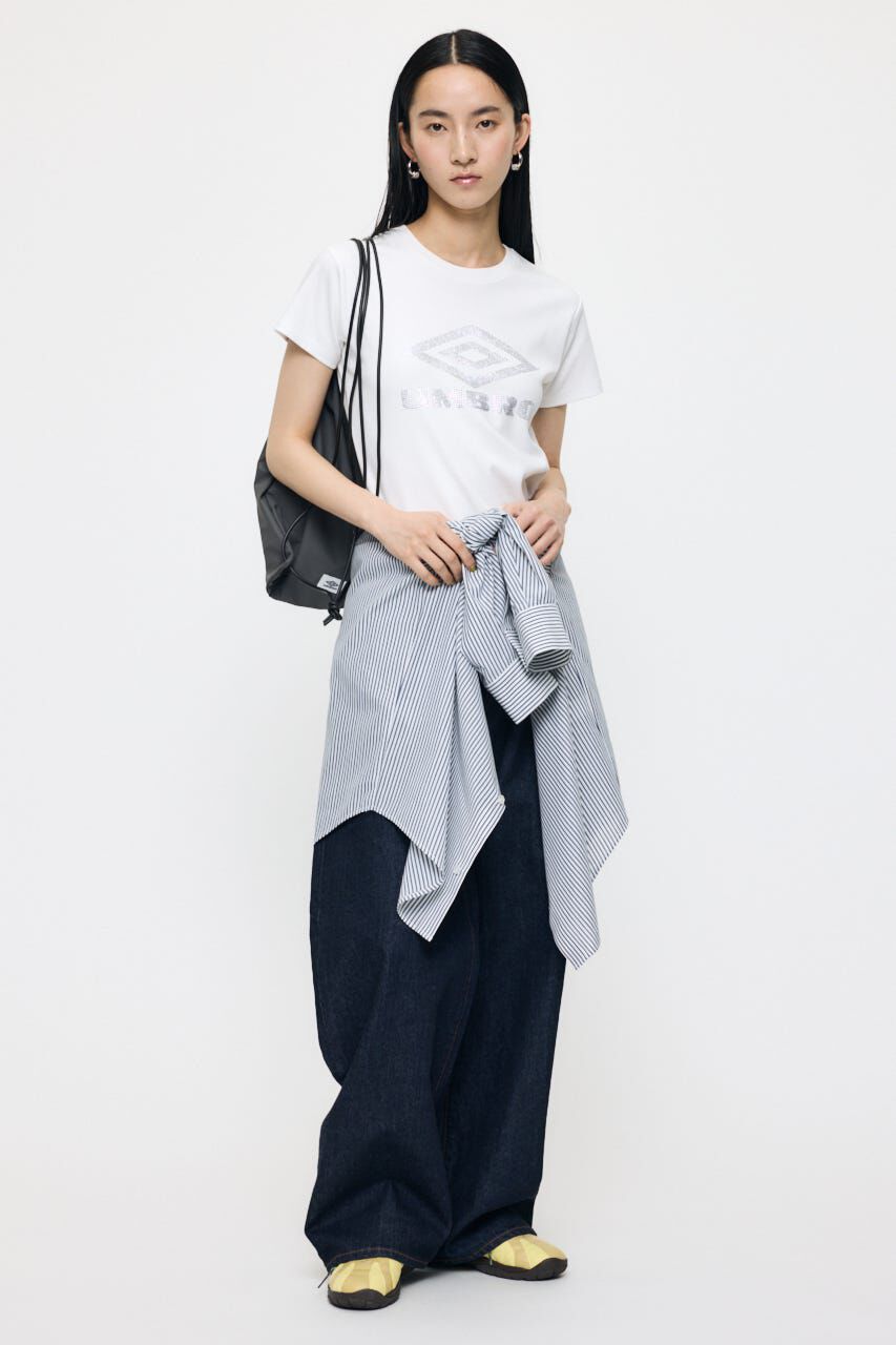 MOUSSY「MIDRISE CURVED WIDE ストレート」|デニム|