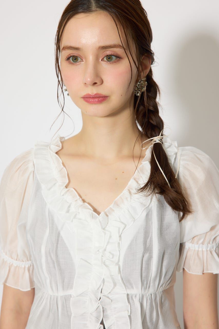 rienda「シフォンカーデセットタイトニットワンピース」|ワンピース|