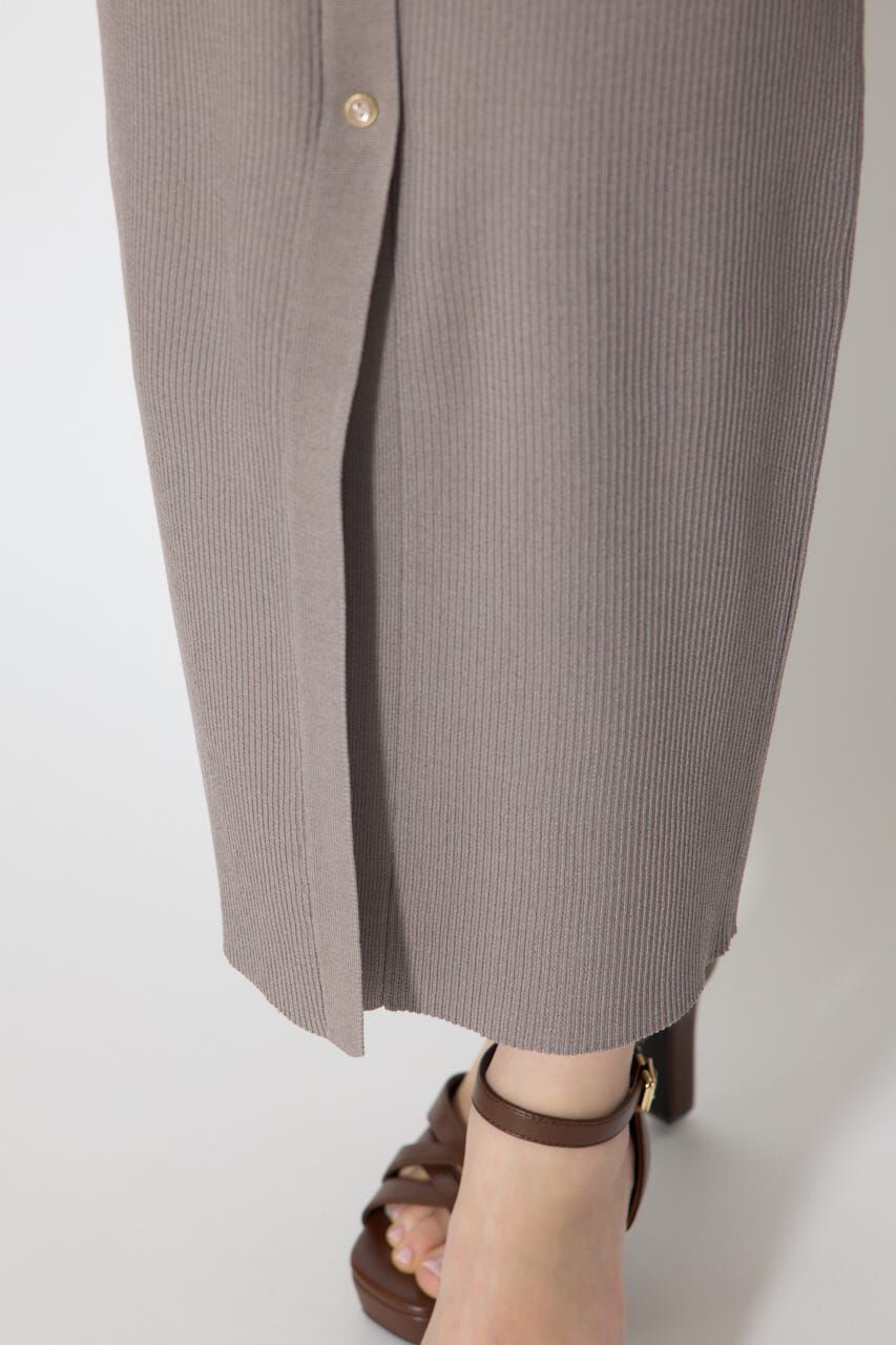 rienda「シフォンカーデセットタイトニットワンピース」|ワンピース|