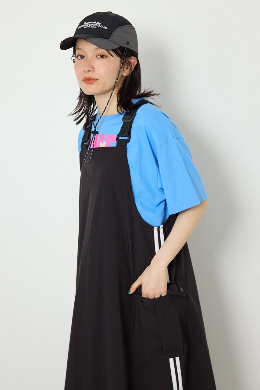 RODEO CROWNS「W/Rサイドラインジャンパースカート」|ワンピース|