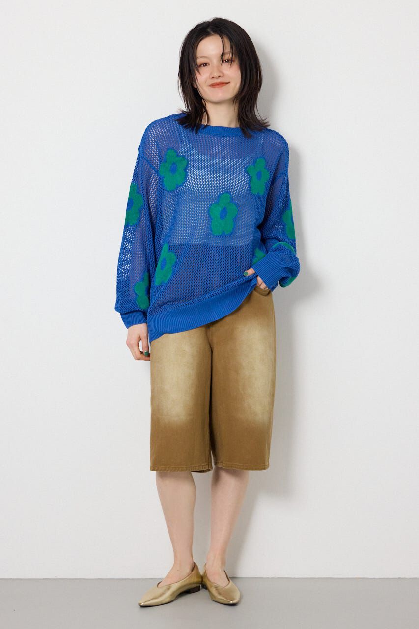 RODEO CROWNS「2WAYフラワーニットトップス」|ニット・セーター|