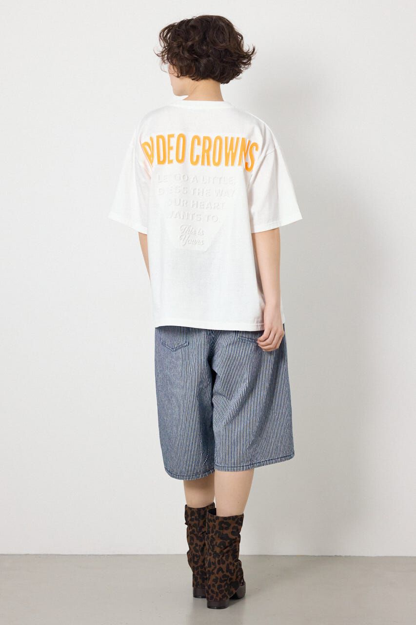 RODEO CROWNS「エンボスロゴVネックTシャツ」|Tシャツ・カットソー|