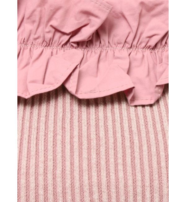 EVRIS「フリルピグメントニットトップス」|ニット・セーター|