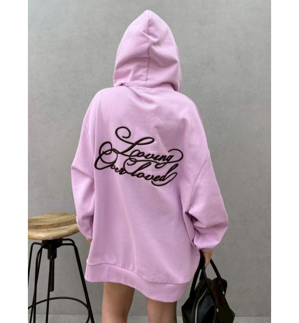 EVRIS「Lovingグラフィックジップパーカー」|パーカー|