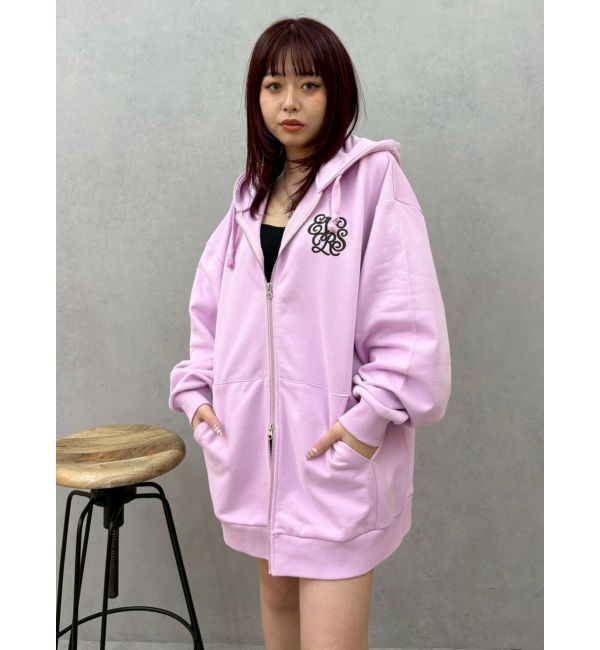 EVRIS「Lovingグラフィックジップパーカー」|パーカー|