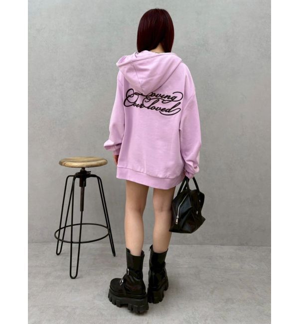 EVRIS「Lovingグラフィックジップパーカー」|パーカー|