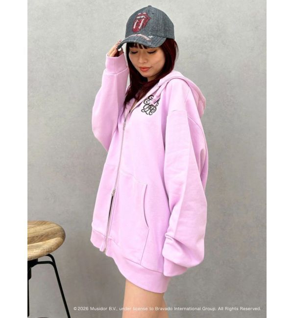 EVRIS「Lovingグラフィックジップパーカー」|パーカー|