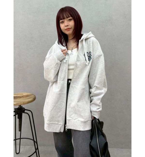 EVRIS「Lovingグラフィックジップパーカー」|パーカー|