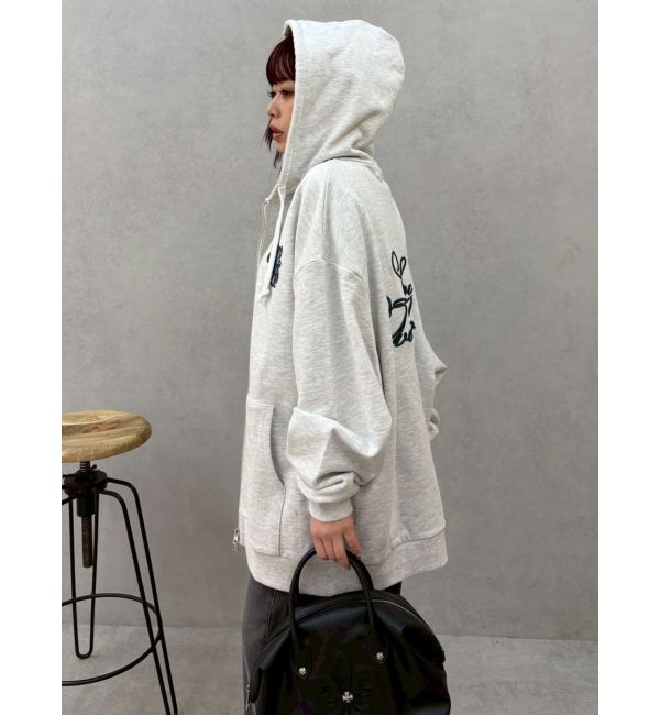 EVRIS「Lovingグラフィックジップパーカー」|パーカー|