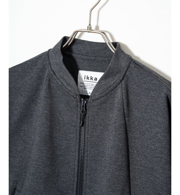ikka「テックストレッチジップポケットカーディガン」|カーディガン|