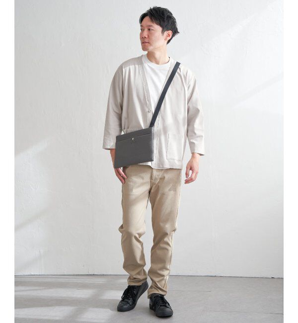 ikka「【接触冷感／抗菌防臭】GOKUラクセイケツ8分袖カーディガン」|カーディガン|