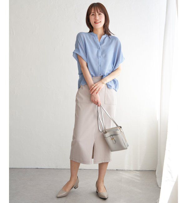 ikka「GOKU楽冷感タイトスカート」|スカート|