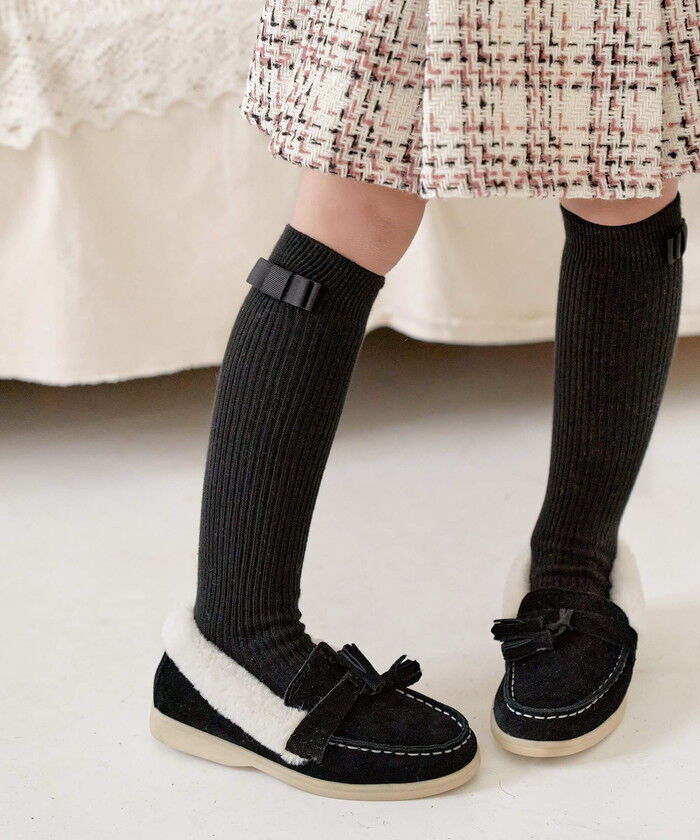 BACKYARD FAMILY「靴下 キッズ 女の子 ハイソックス 通販 長靴下 46092102 ソックス シャープハイソックス」|ソックス|