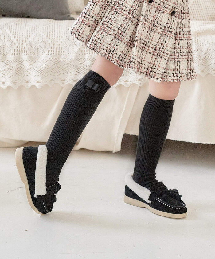 BACKYARD FAMILY「靴下 キッズ 女の子 ハイソックス 通販 長靴下 46092102 ソックス シャープハイソックス」|ソックス|