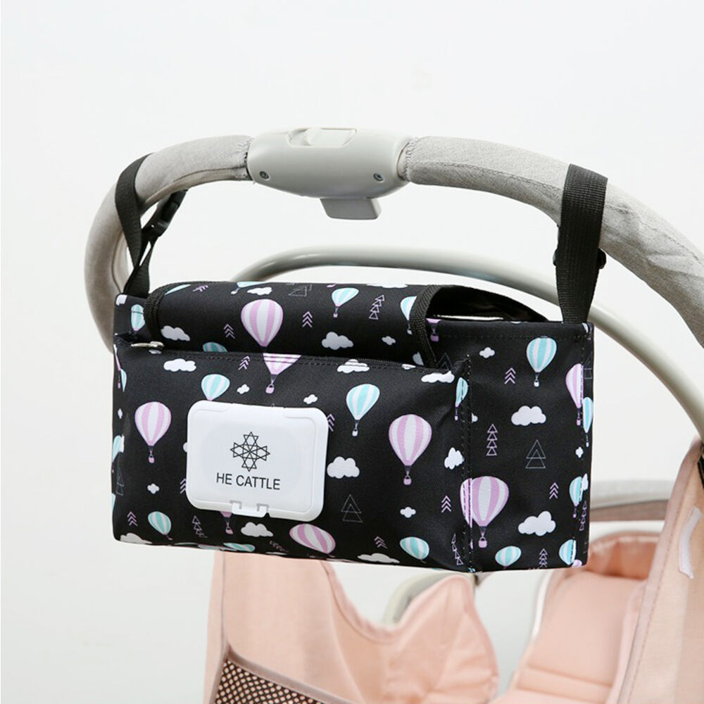 BACKYARD FAMILY「ベビーカーバッグ 多機能 収納 通販 ベビーカー バッグ おしゃれ お洒落 かわいい 可愛い」|その他ベビー用品|ブラック1
