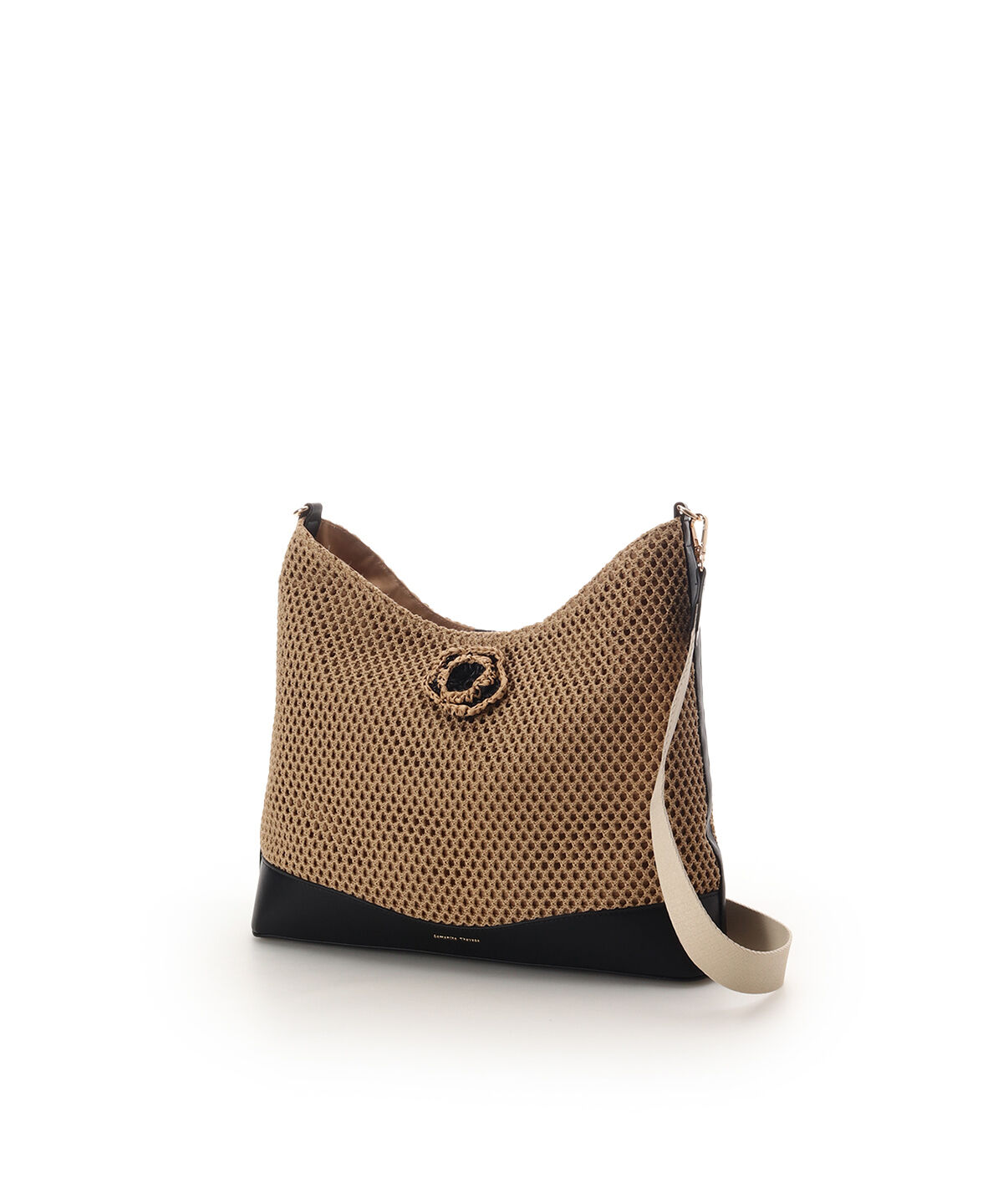 Samantha Thavasa「ワンポイントフラワーモチーフ フリルバッグ」|ハンドバッグ|