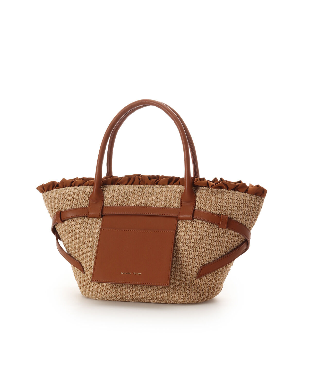 Samantha Thavasa「フロントポケットかごバッグ」|ハンドバッグ|