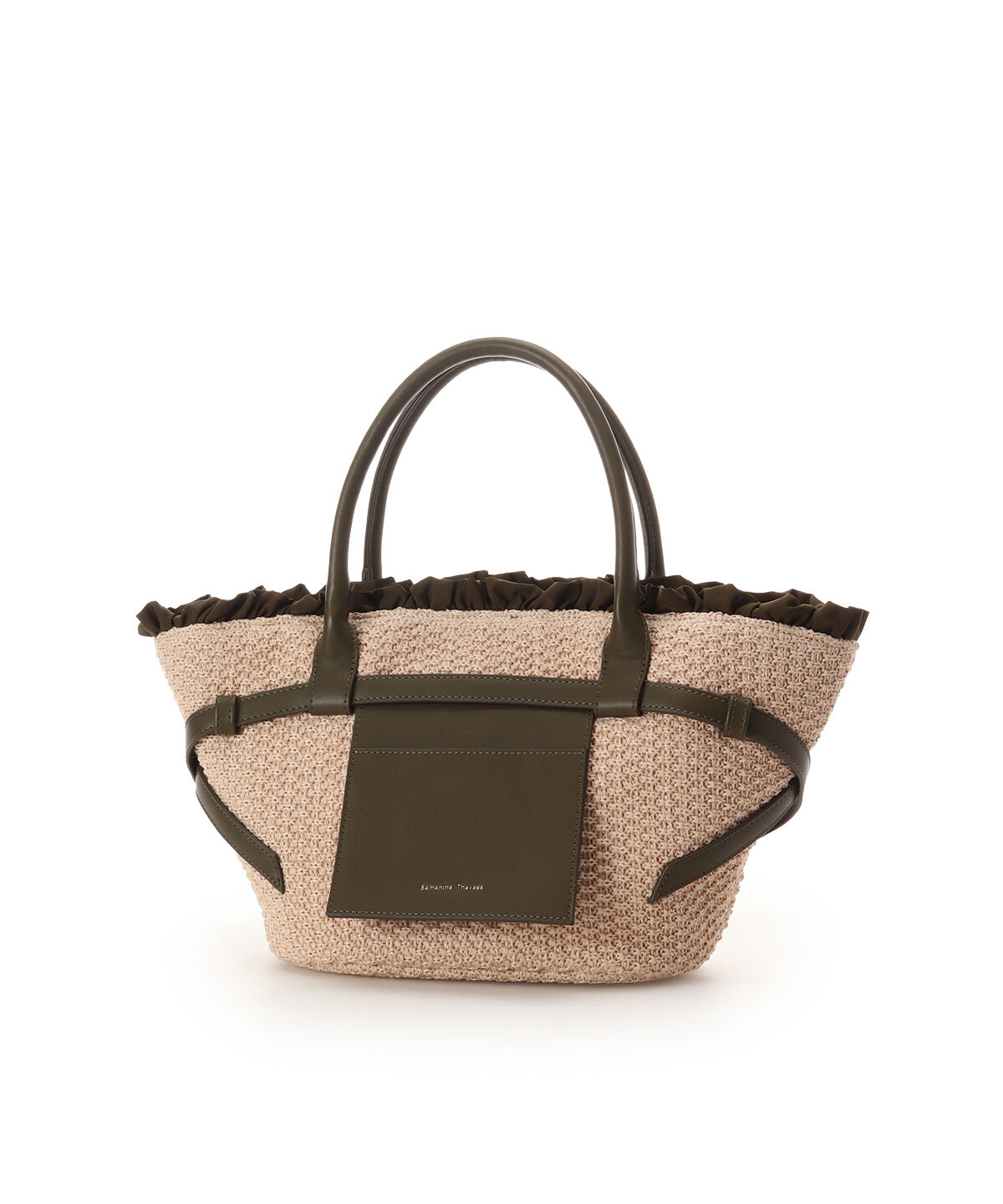 Samantha Thavasa「フロントポケットかごバッグ」|ハンドバッグ|