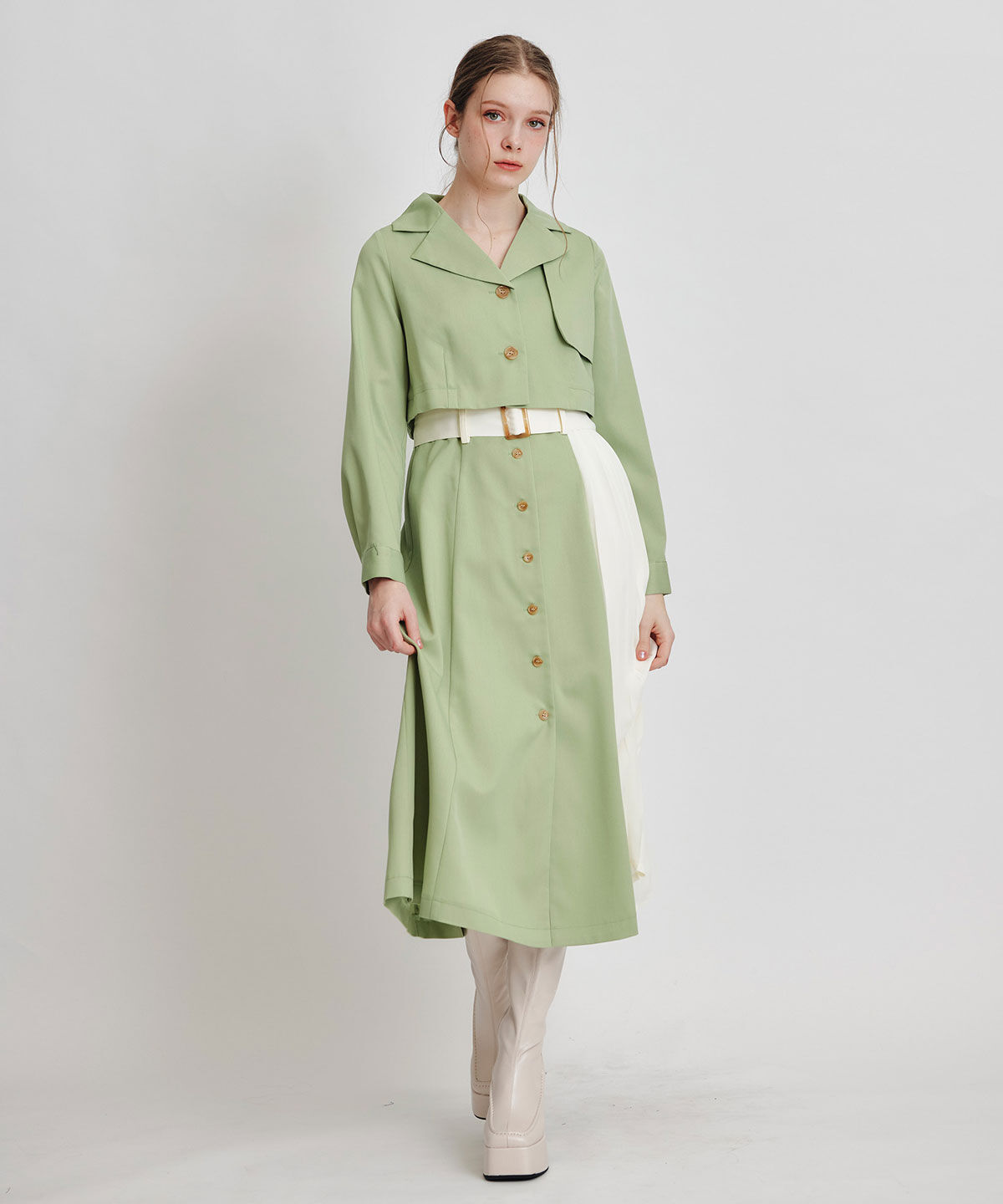 REDYAZEL「ﾄﾚﾝﾁﾃﾞｨﾃｨｰﾙｼｮｰﾄｼｬﾂｼﾞｬｹｯﾄ&times;ﾊﾞｲｶﾗｰﾌﾟ  」|ワンピース|