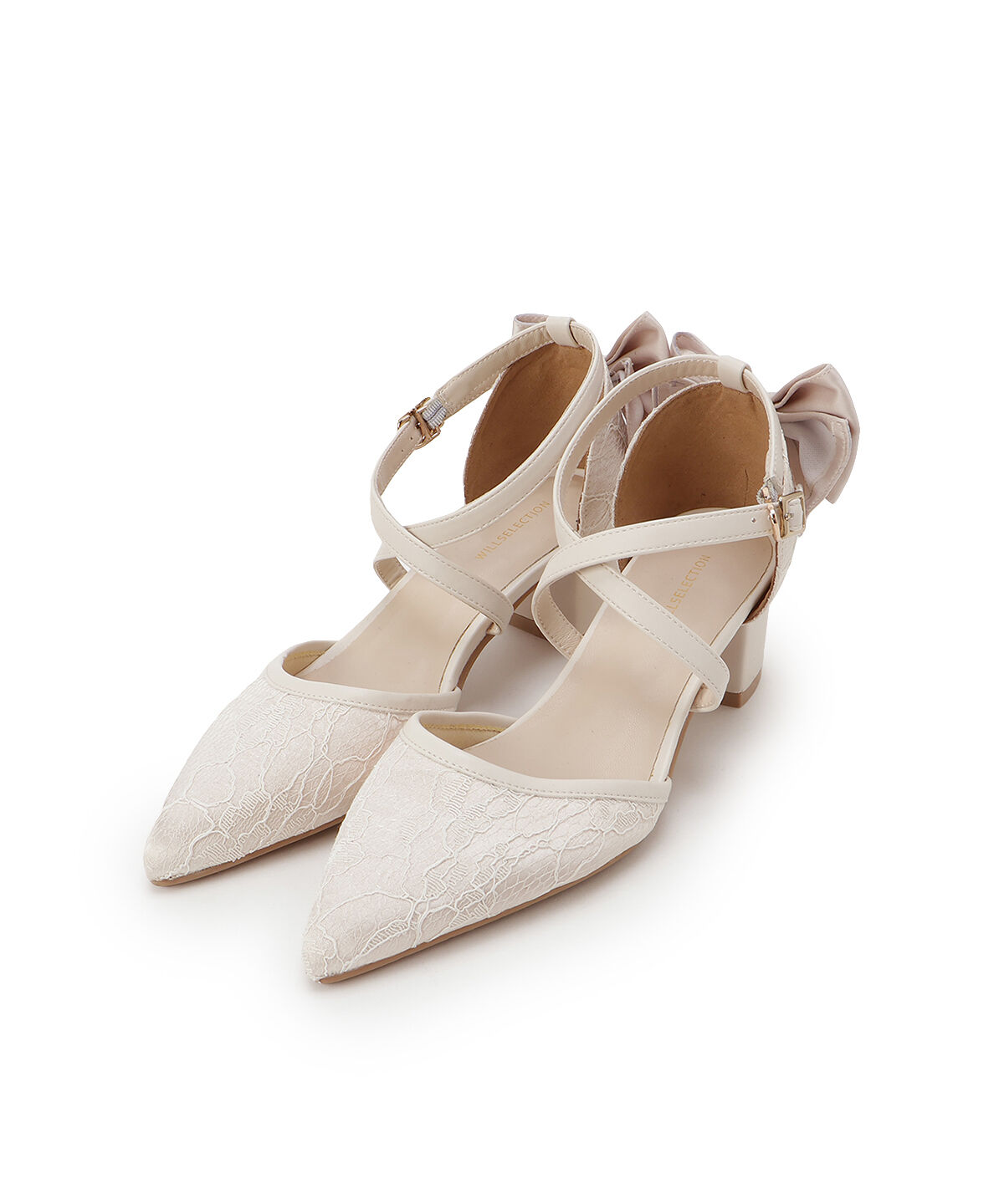 WILLSELECTION「バックリボンレースパンプス」|パンプス|