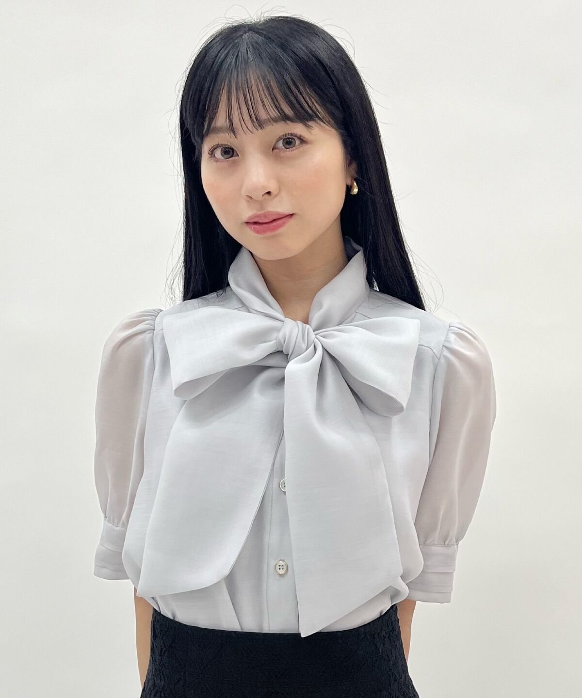 WILLSELECTION「ピンタックカフスリボンタイブラウス」|シャツ・ブラウス|