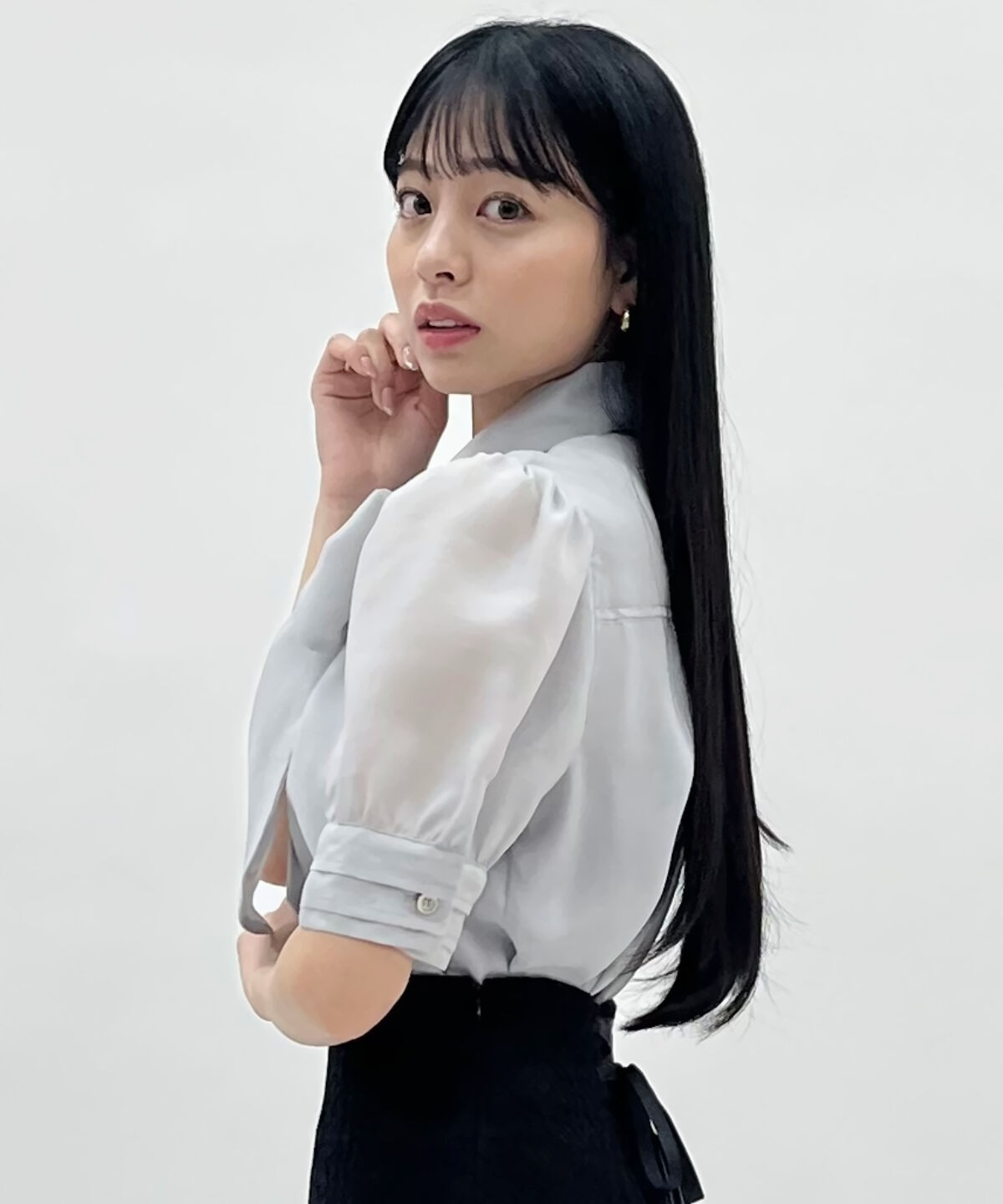 WILLSELECTION「ピンタックカフスリボンタイブラウス」|シャツ・ブラウス|