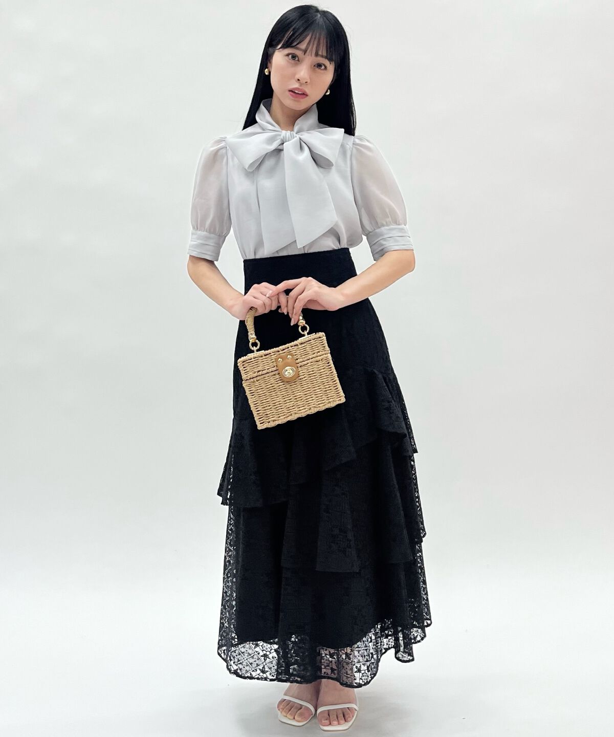 WILLSELECTION「ピンタックカフスリボンタイブラウス」|シャツ・ブラウス|