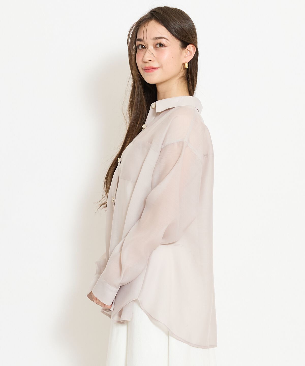 WILLSELECTION「エアリーシアーシャツ」|シャツ・ブラウス|