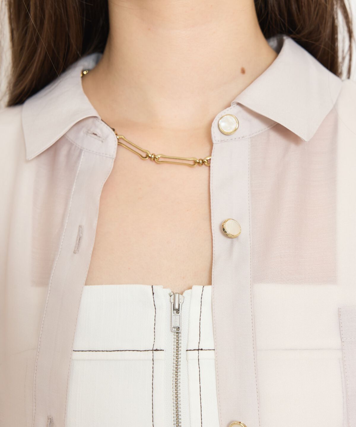 WILLSELECTION「エアリーシアーシャツ」|シャツ・ブラウス|